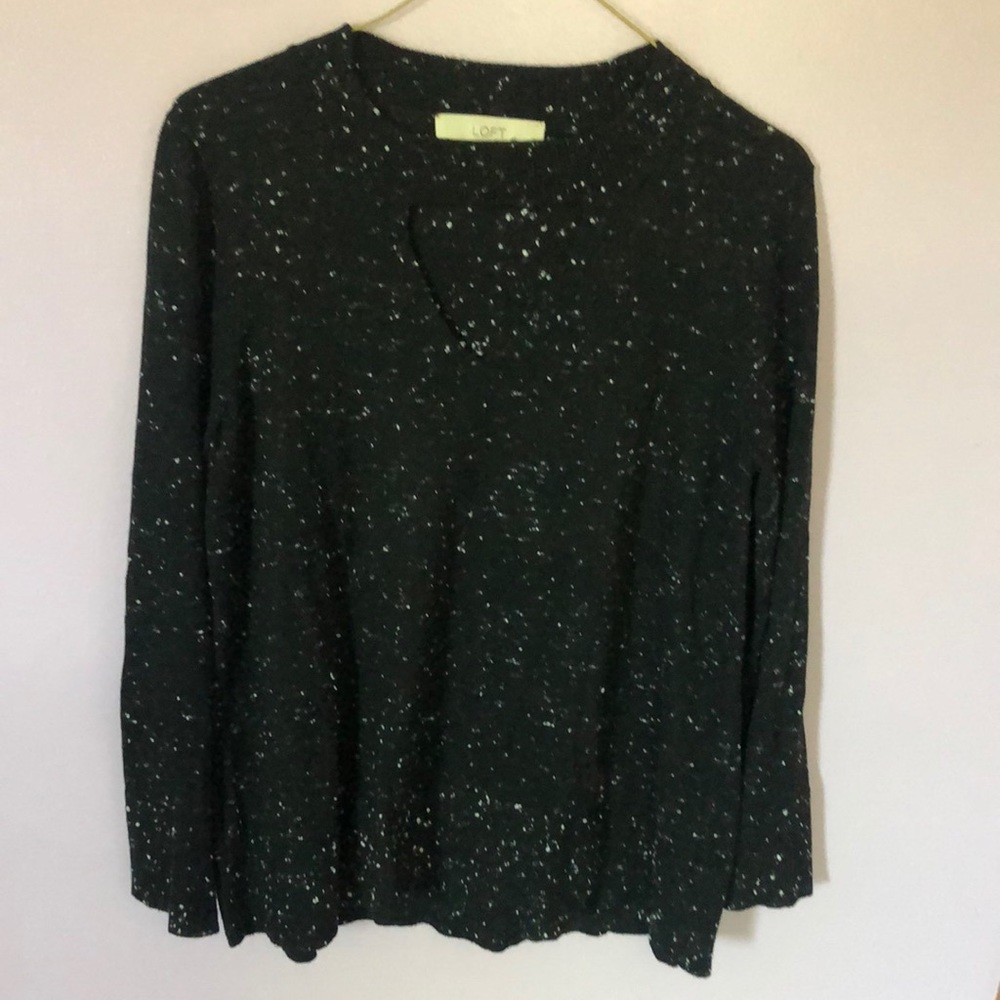 Gap Long Sleeve Speckled Sweater